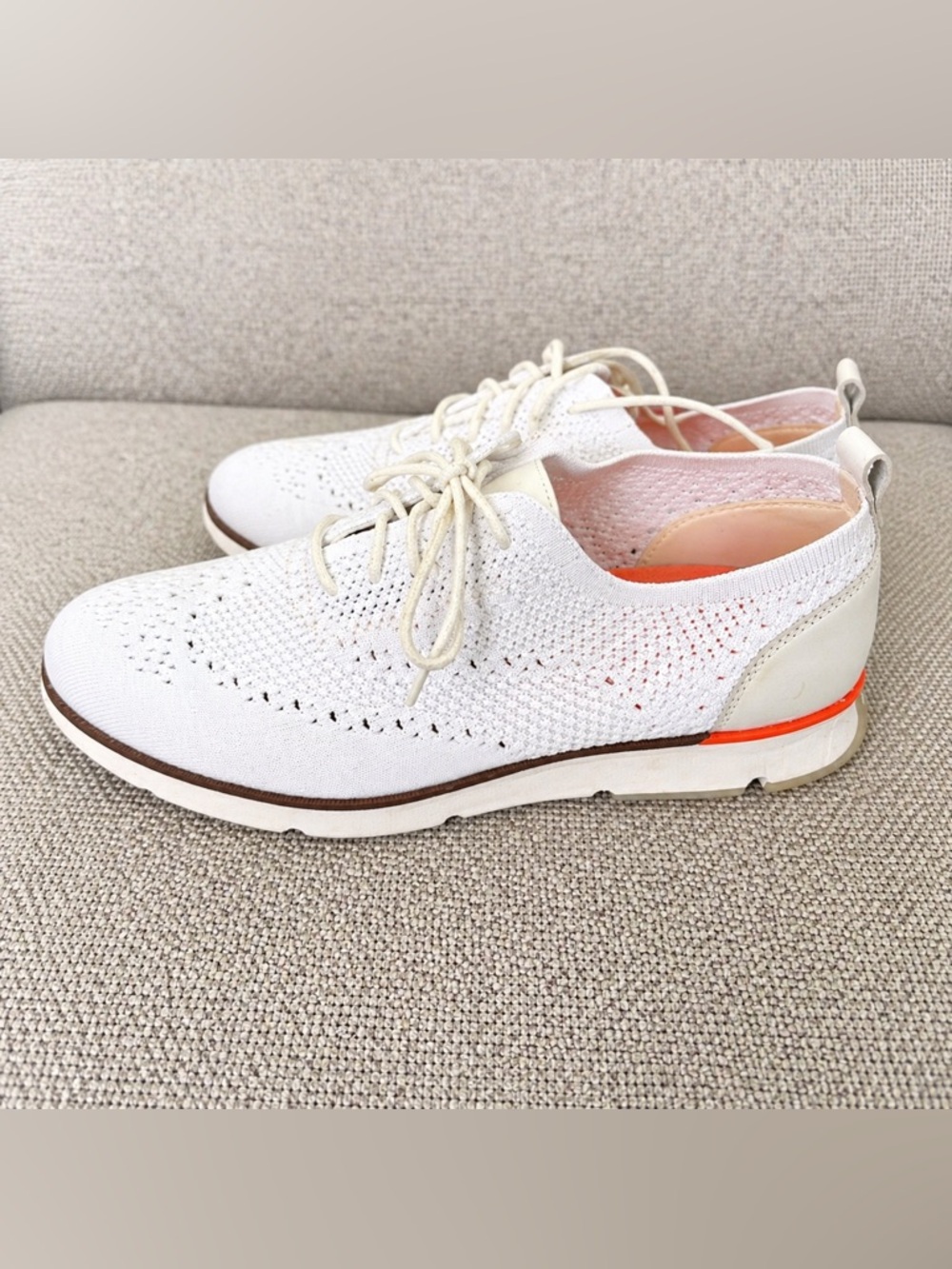 Cole Haan ZERØGRAND White Oxford Sneakers | Women’s 10.5B | Excellent